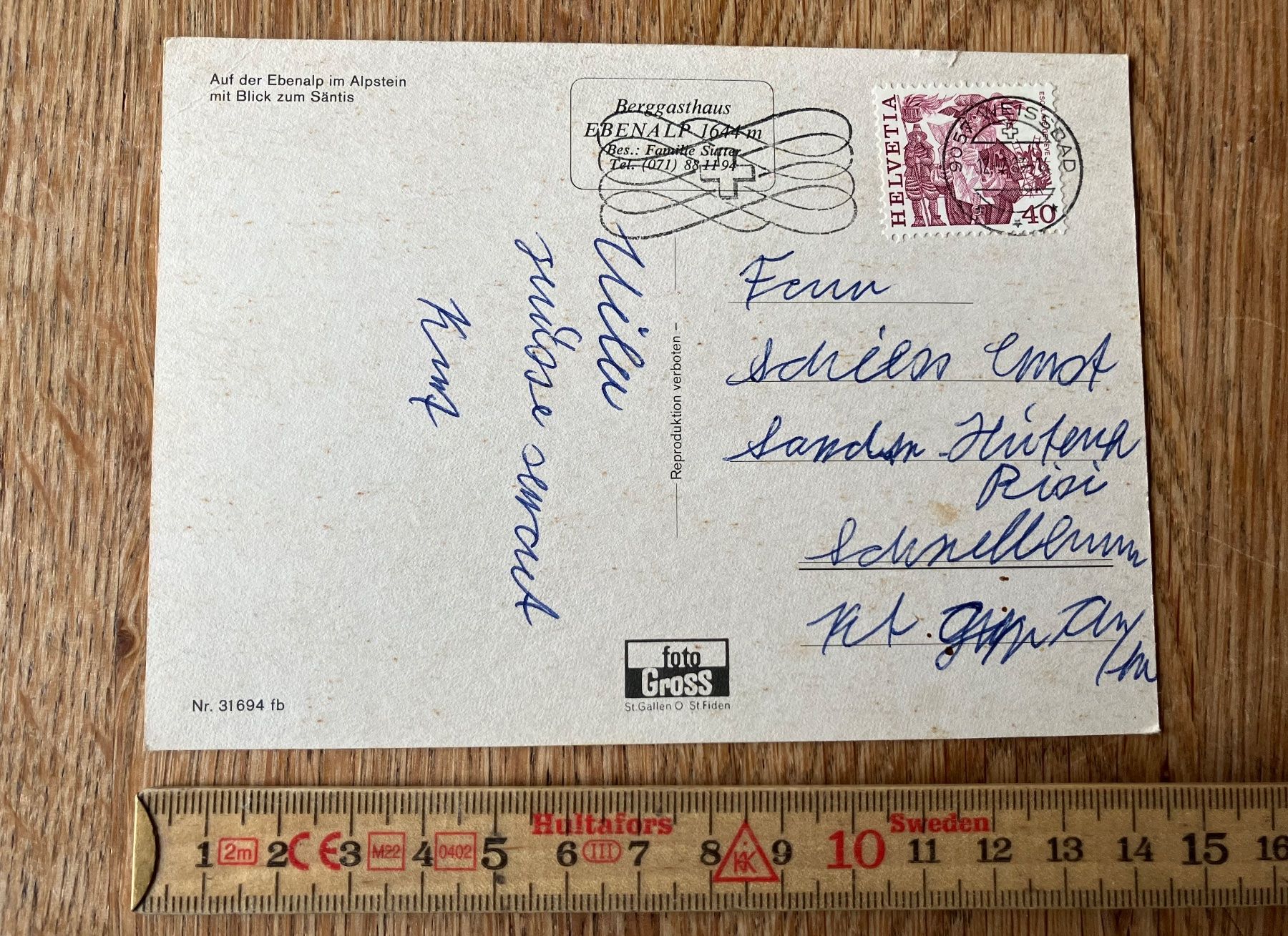 Cartoline postali: Ansichtskarte Appenzeller – Usato da Waldstatt venduto da breitaxt 1