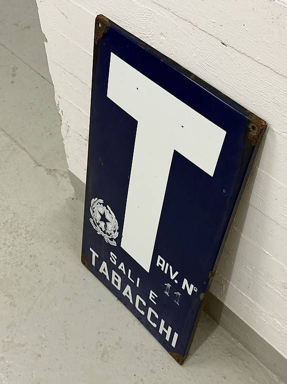 Schilder: Original Sali e Tabacchi Emailschild - Vintage – Gebraucht aus Zürich von giacomowho 3