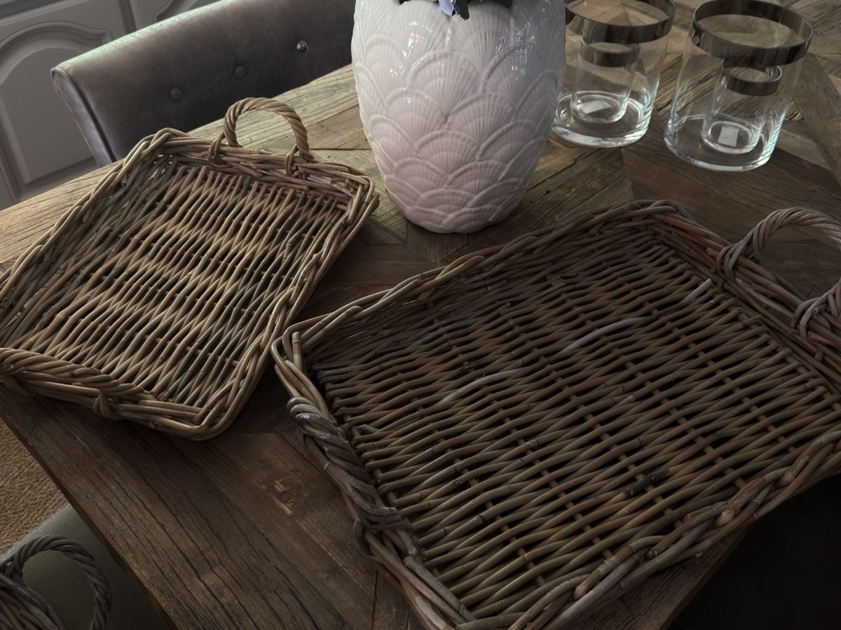 Altro per la casa:  Rattan Tabletts 2er Set Landhaus  – Usato da Fehraltorf venduto da Erdo81 2