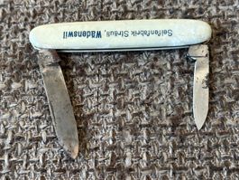 Antikes Sackmesser Garantie Stahl "Seifenfabrik" RAR