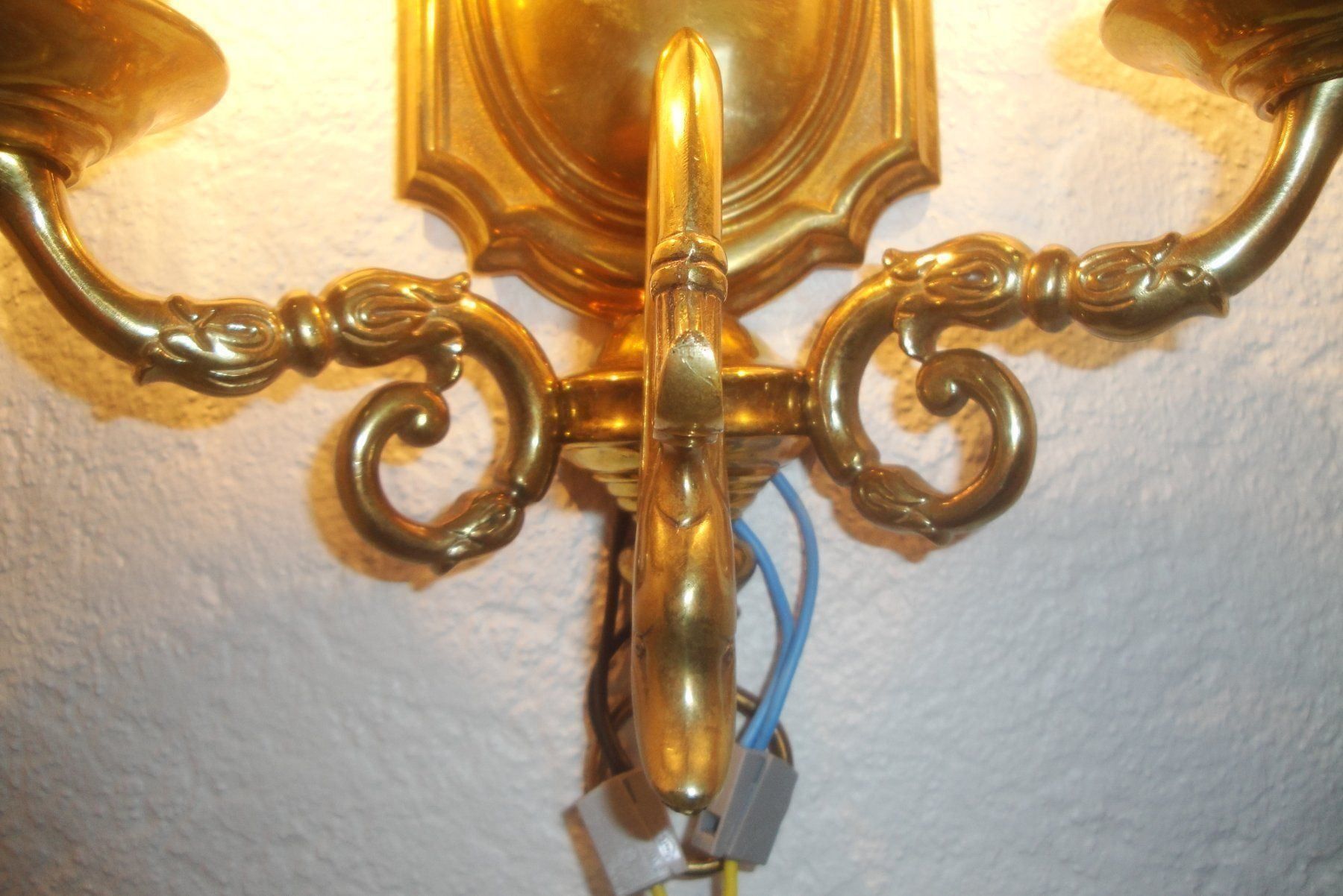 Lampade: Tischleuchte aus Messing und Glas – Usato da Zürich venduto da Paykan 2