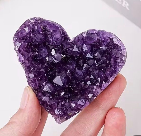 Edelsteine: HERZFÖRMIGER AMETHYST neu! – Neu und originalverpackt aus Frauenfeld von SCHATZtruhe_369