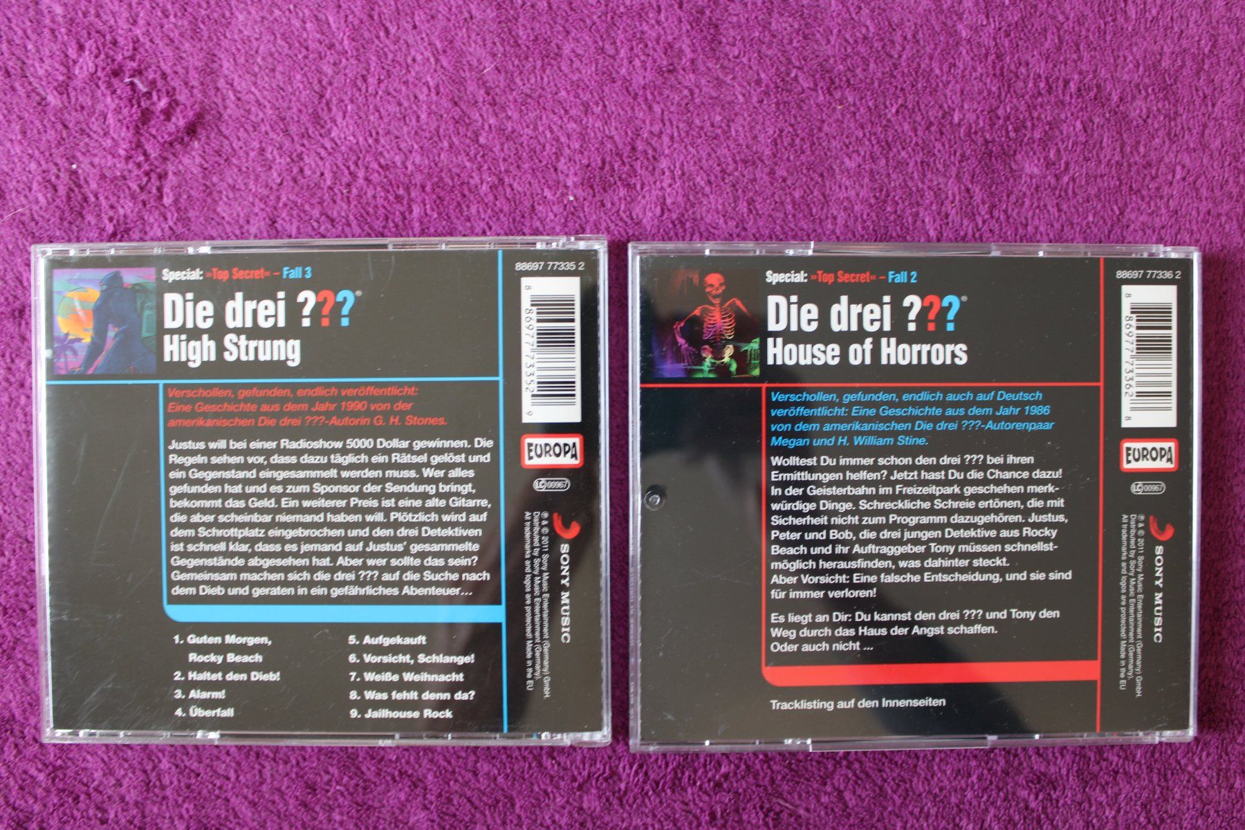 CDs: 8 - Die drei ??? - Hörspiel - CD´s – Gebraucht aus Müllheim Dorf von Seeeule01 2