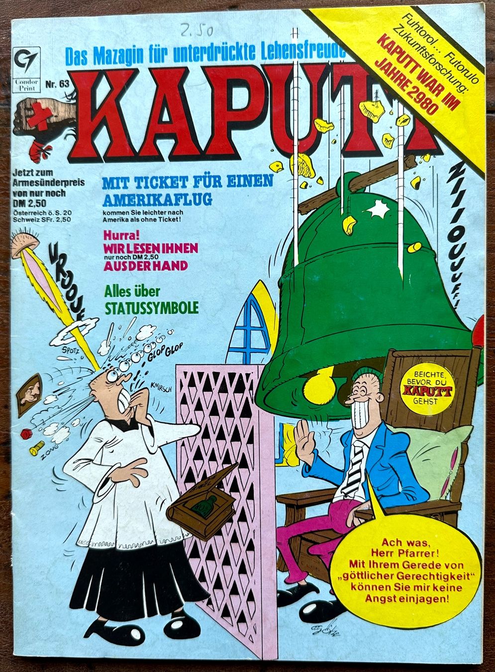 Comics: Kaputt Nr. 63, hunderte Comics eingestellt ab 1.- – Gebraucht aus Seltisberg von quadartswiss