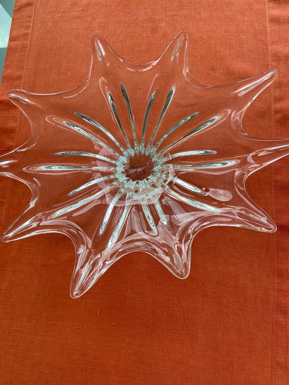 Globus Bicchieri: Glasschale, (Kristall?)Globus 30x40 – Nuovo (secondo la descrizione) da Thalwil venduto da Sommerwende 1