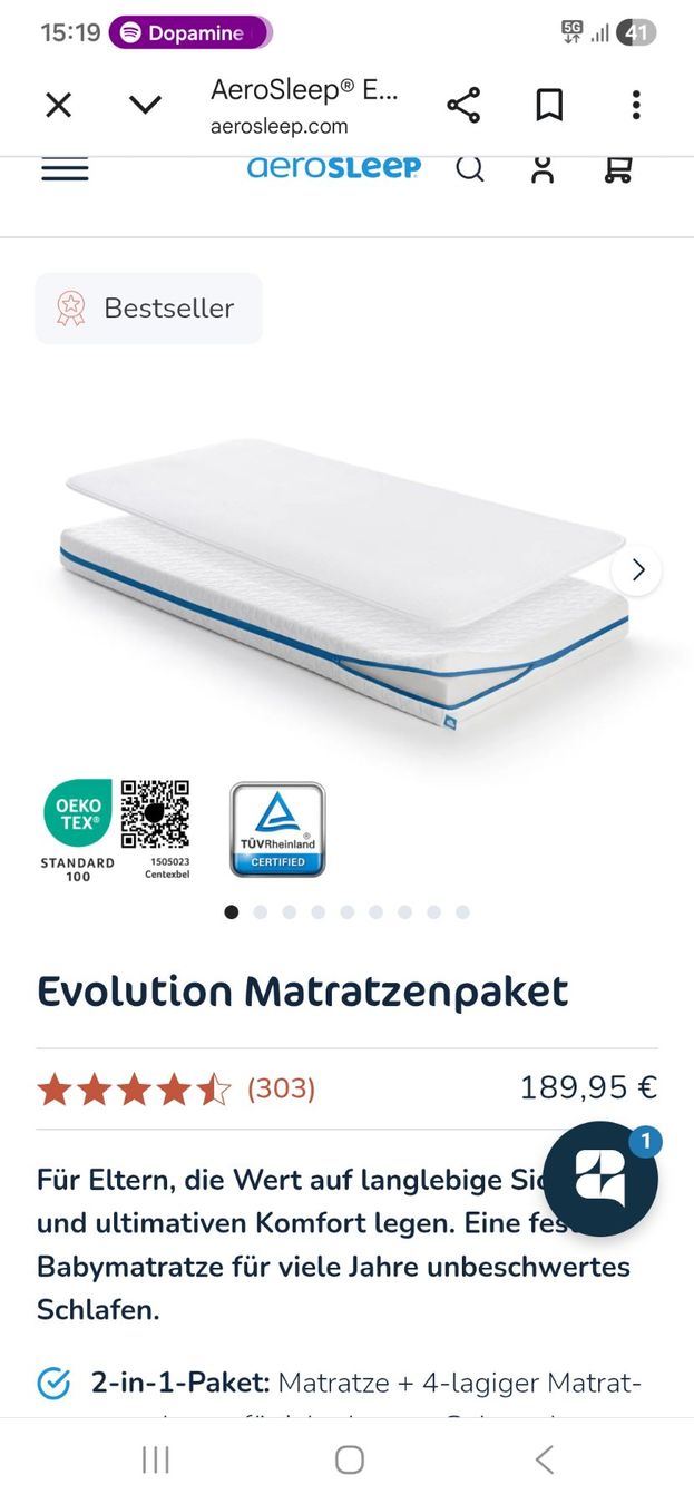 Letti: Baby/Kleinkinder Bett 120x60 – Usato da Eglisau venduto da kom_c2f5 2
