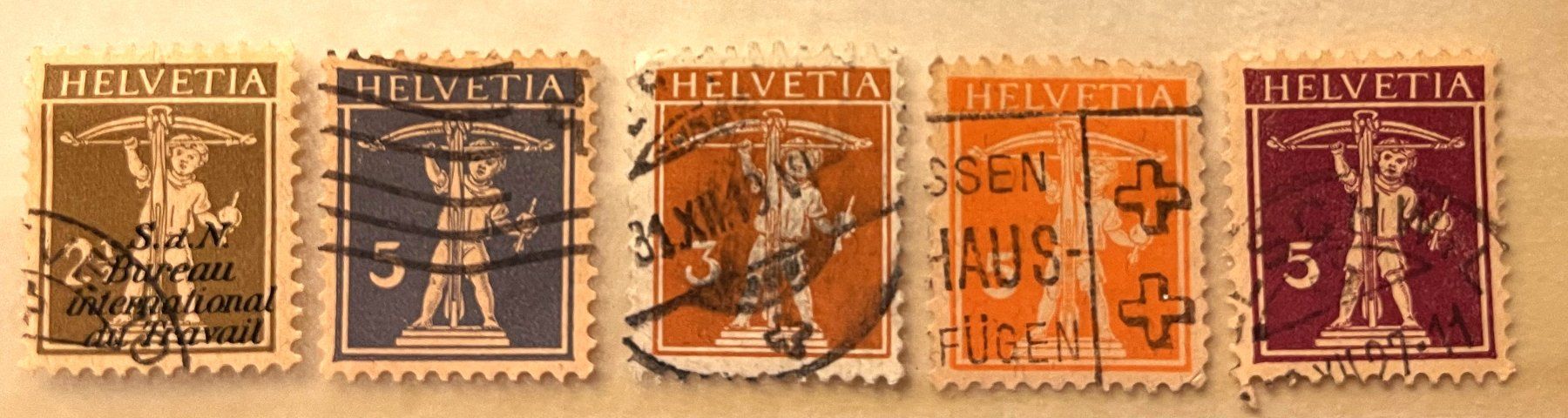 Tutti i francobolli: Briefmarke - William Tell's Son Serie – Usato da Oftringen venduto da Vucki 2