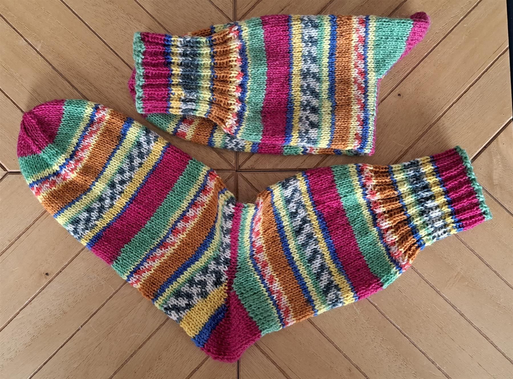 Calze: Handgestrickte Damensocken_6, Gr. 36/37 – Nuovo e nell'imballaggio originale da Romanshorn venduto da Octa27 1