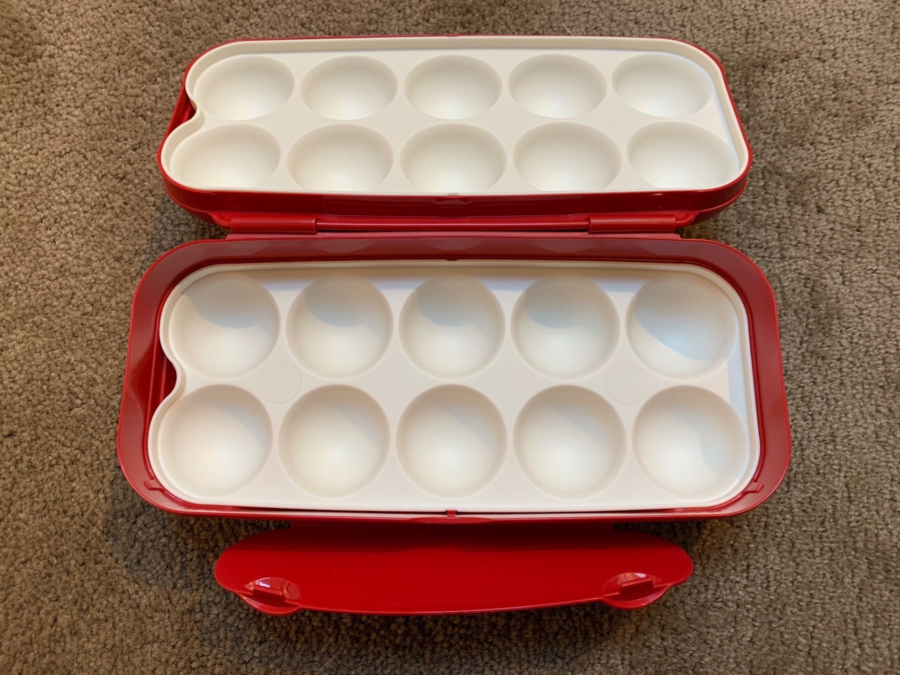 Tupperware Contenitori & Simili: Tupperware Eierbox/Eieraufbewahrung für 10 Stk – Nuovo e nell'imballaggio originale da Worben venduto da Teddy112