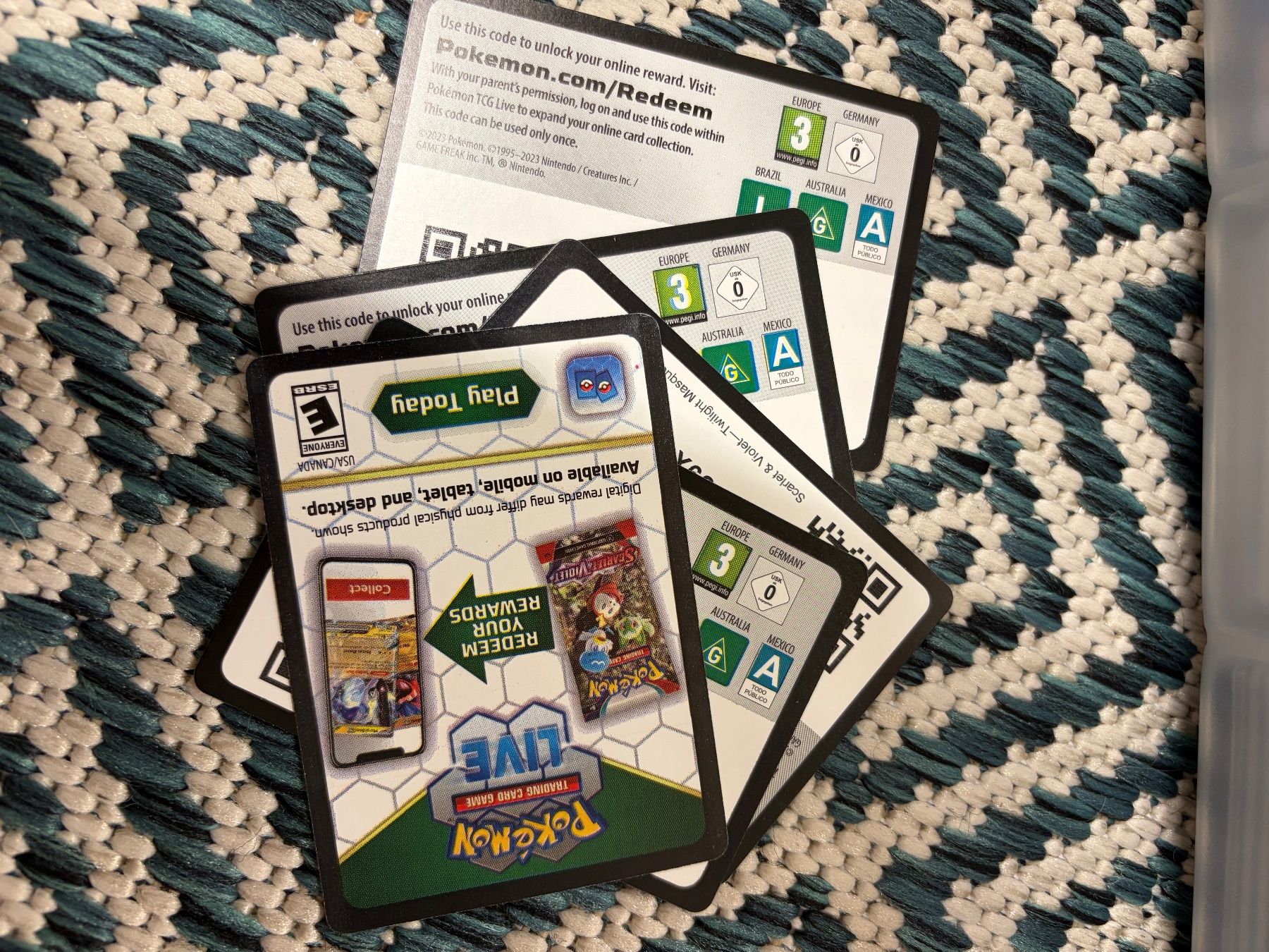 Karten: Pokemon Karten QR Codes – Gebraucht aus Amlikon-Bissegg von Rahelbr5