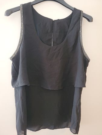 stylisches top, oberteil, strass,