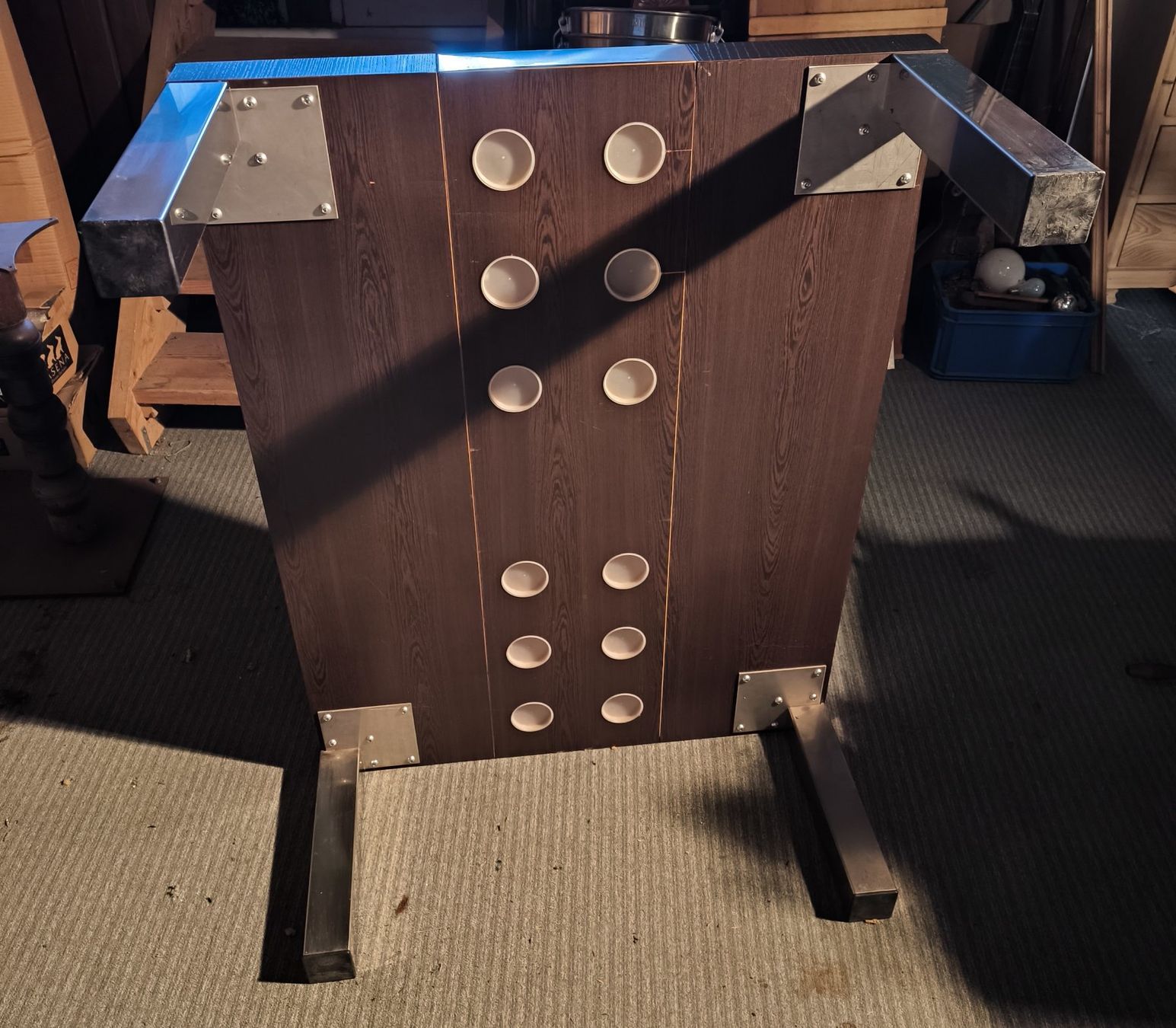 Tische: Moderner Salontisch, Holz / Edelstahl – Gebraucht aus Rorschacherberg von snOOpydOg11 2