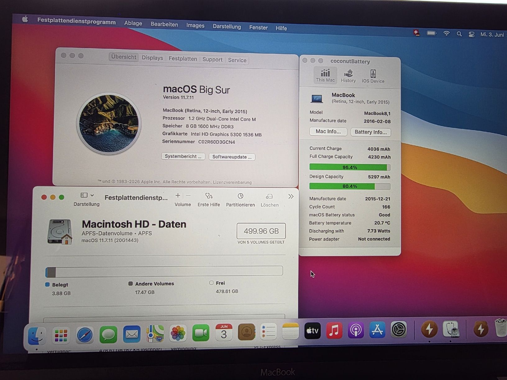 Apple Notebooks: Apple MacBook 12" 8/512 in gutem Zustand – Gebraucht aus Biberist von Volo28 1