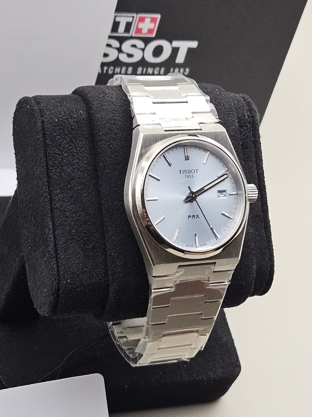Tissot Orologi: NEU | Tissot PRX Hellblau - T137.210.11.351.00 – Nuovo e nell'imballaggio originale da Villmergen venduto da LuxusWatchCH 2