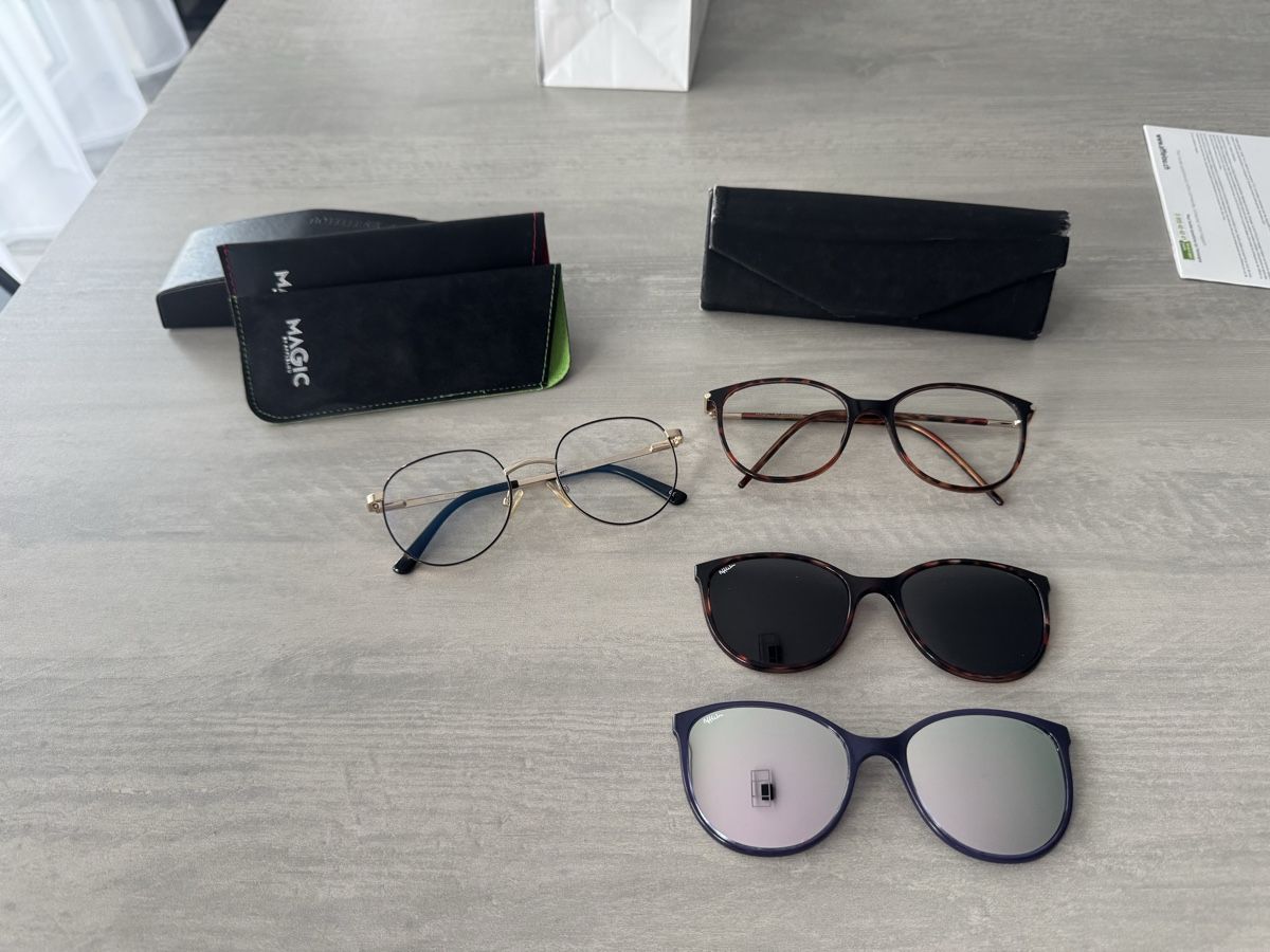Lot De 2 Paires De Lunettes De Protection Global Vision Flare - Teintées Fumée Et Jaune - Avec Pochettes