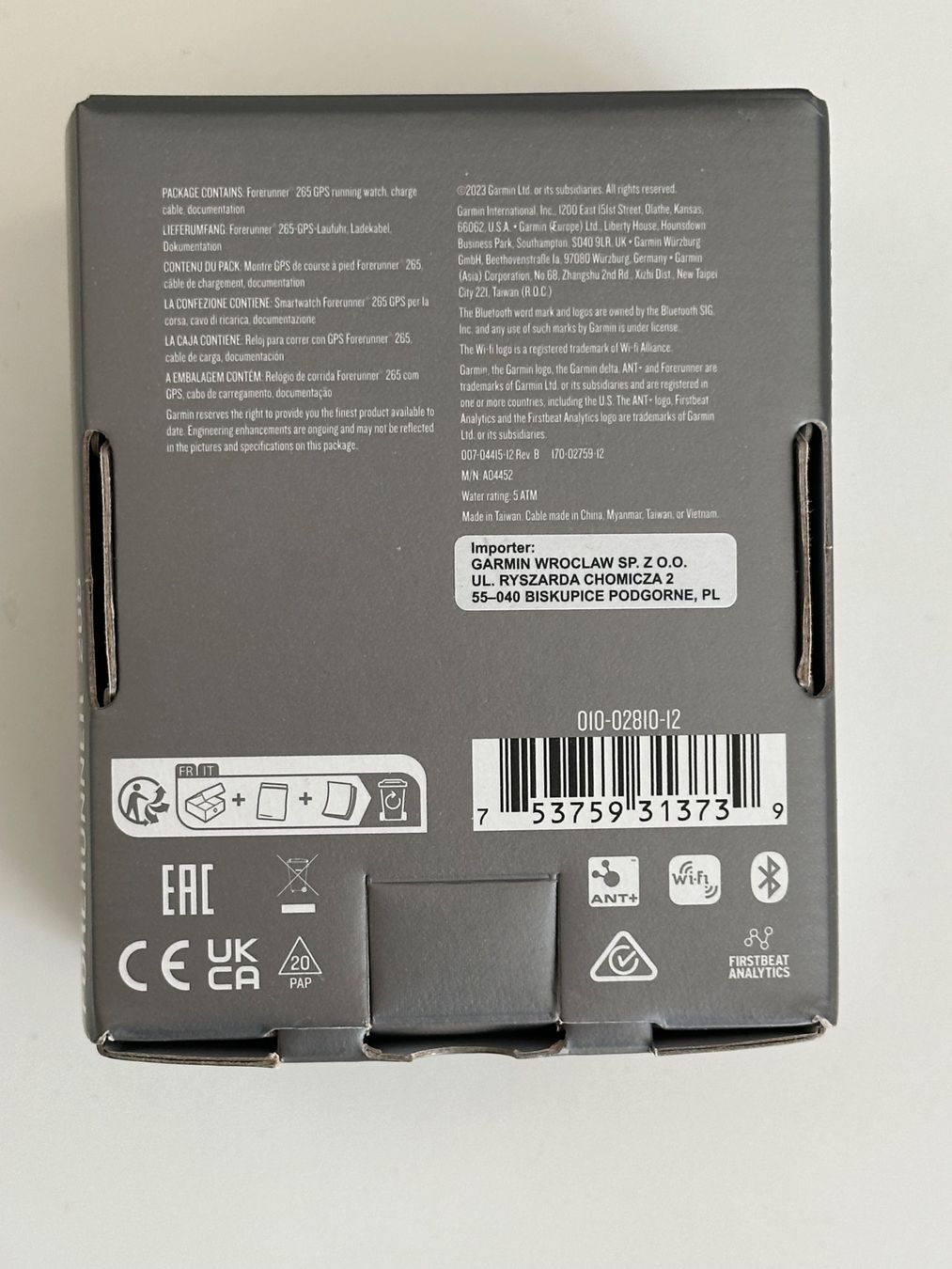 Garmin Smartwatch: Garmin Forerunner 265 – Gebraucht aus Zürich von SpieleKiste25 1