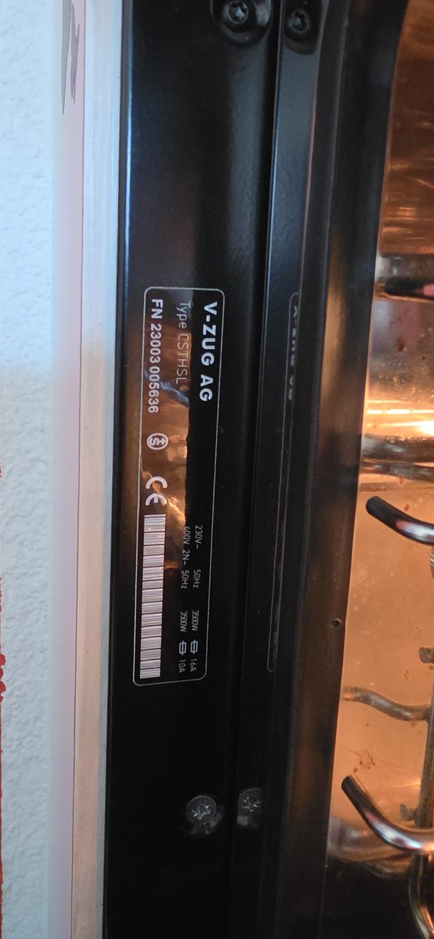 V-Zug Forni: Combi-Steamer HSL V Zug – Usato da Erlinsbach SO venduto da Sunneblueme99 3
