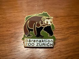 Pin Anstecknadel Bärenaktion Zoo Zürich gebraucht