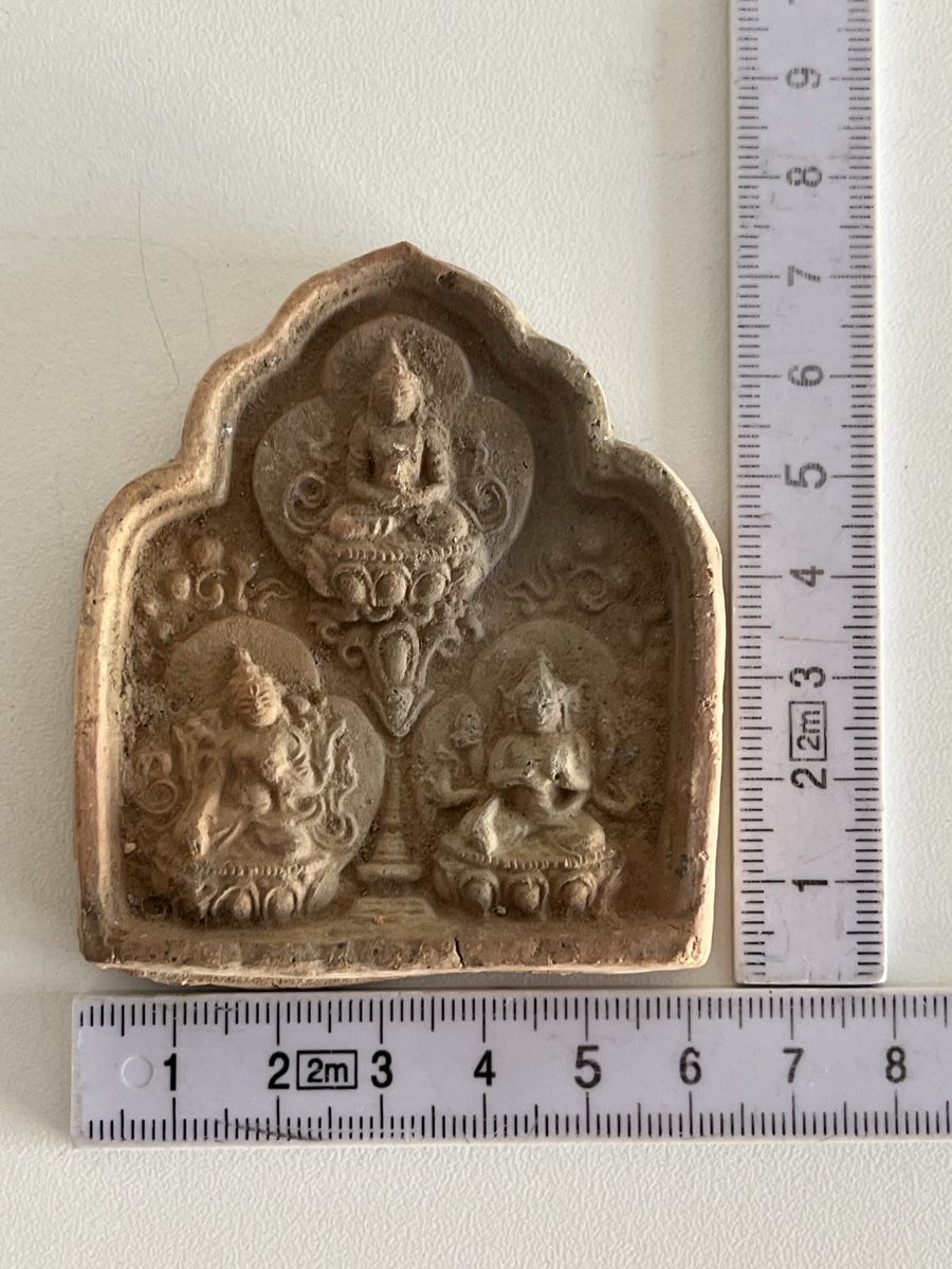 Sculture & Statue: alte tibetische Buddha Plakette  – Usato da Wetzikon ZH venduto da seli03 7