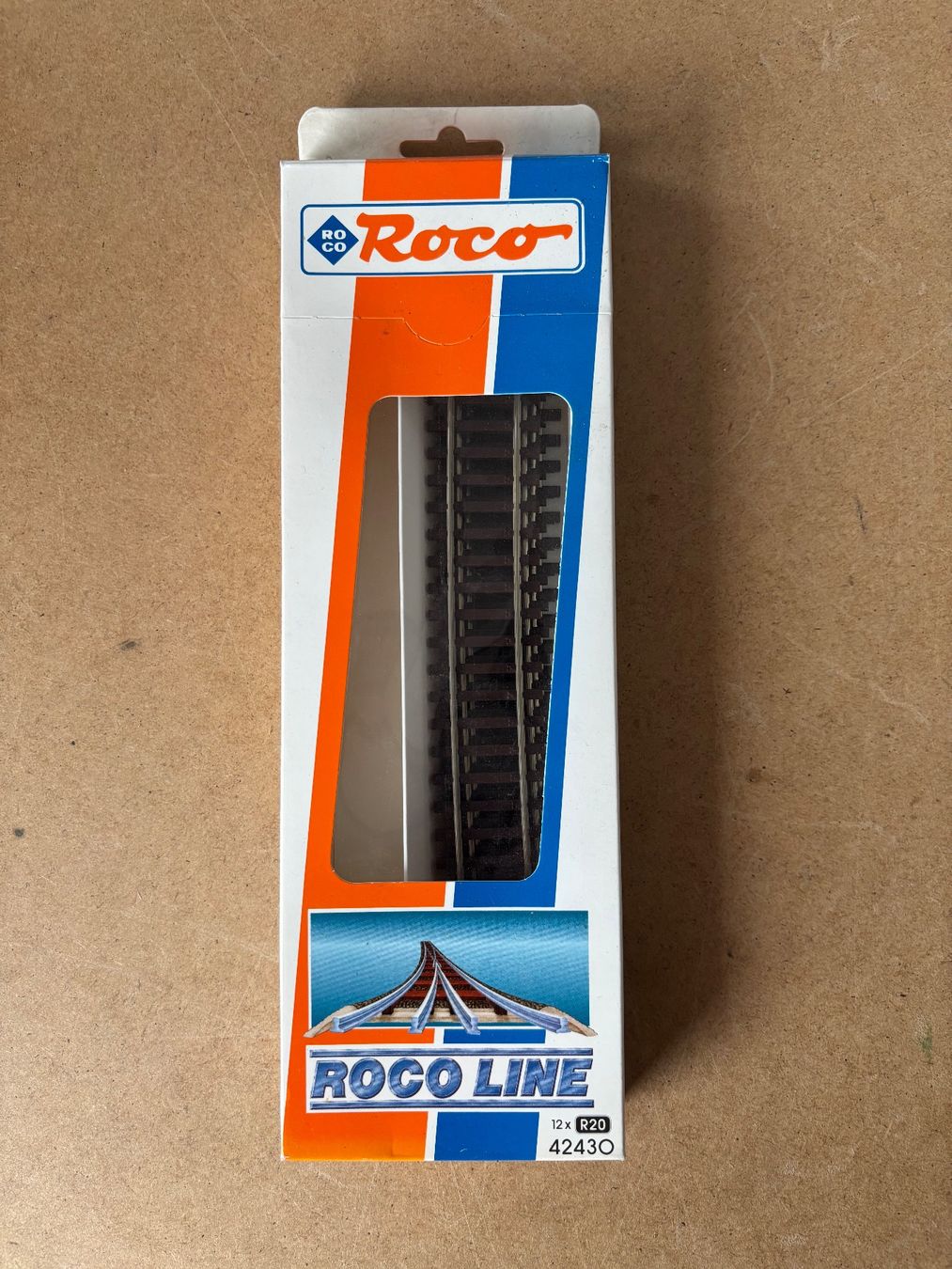 Roco Modellini di ferrovie: Roco Line 42430 Gleis R20 5° – Nuovo e nell'imballaggio originale da Hauterive NE venduto da eriamch