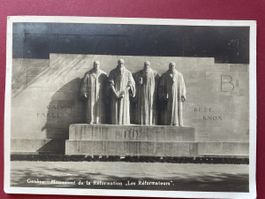 Ansichtskarte Genf Reformationsdenkmal gelaufen 1933