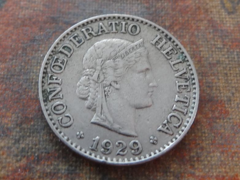 Tutti le monete: 10 Rp. 1929 – Usato da Romanel-sur-Lausanne venduto da Swift13