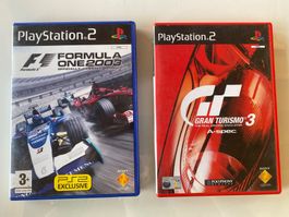 Playstation 2 Games: F1 2003 & Gran Turismo 3 - Top!