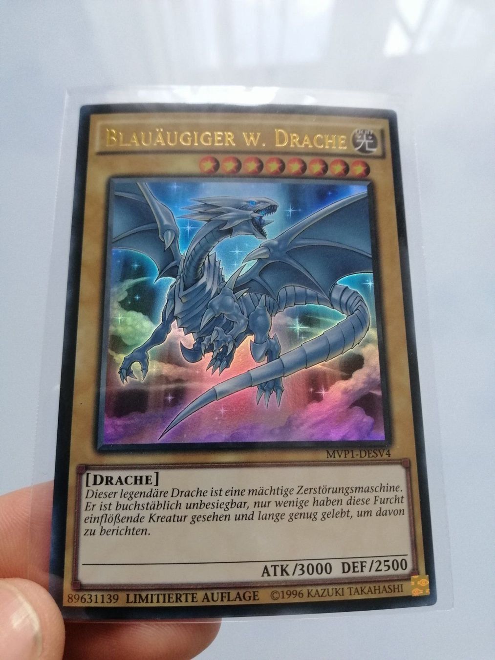 Yugioh Carte collezionabili: Blauäugiger W. Drache Limitierte Auflage – Nuovo (secondo la descrizione) da Boswil venduto da ShoppingCenterCity