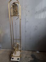 Horloge d'art cinétique dorée, pièce unique et rare!