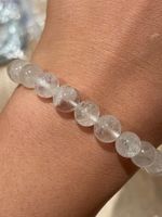 echter Bergkristall-Armband 8mm