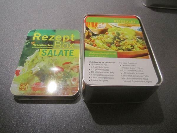 Bücher: Rezept-Box Salate, 50 Rezeptkarten – Gebraucht aus Zürich von abraxas1291