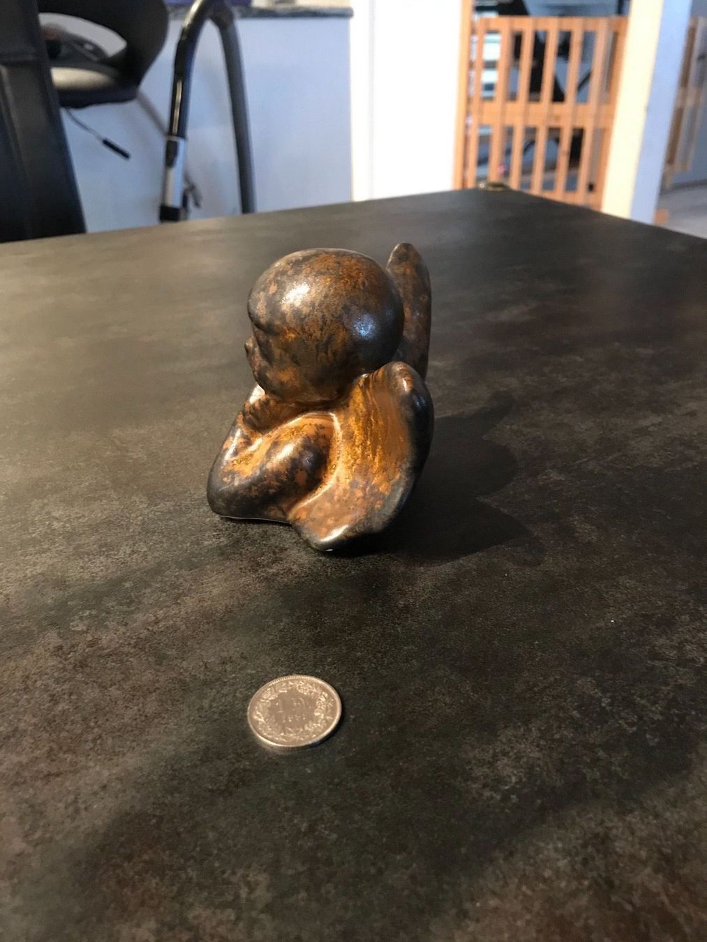 Statuette: Ange en Céramique – Usato da Vallamand venduto da Bricbracbroc82 3