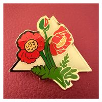 Pin - Mohnblumen