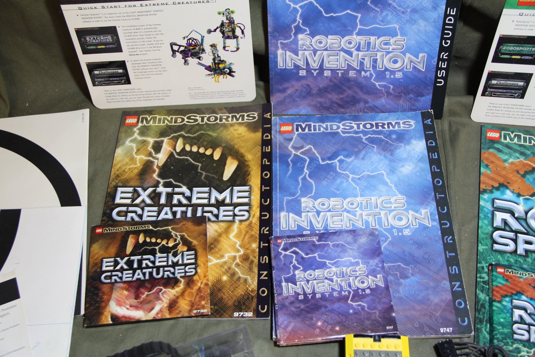 Technics Kit di costruzioni: LEGO MindStorms, Creatures 9732, Robotics 9747, Robo 9730 – Difettoso da Belp venduto da Tomsek 2
