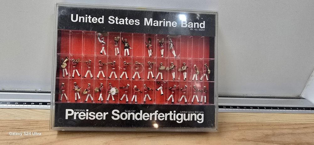 Preiser H0 00261 Figuren US Marine Band Sonderanfertigung (Gebraucht ...