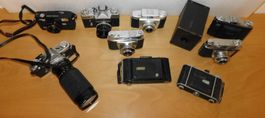Sammelauflösung - 10 alte / antike Fotoapparate