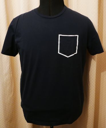 COS T-Shirt bleu marine, 100% coton