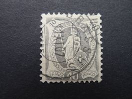 1907 Nr. 89A mit Vollstempel von BRASSUS (VD)