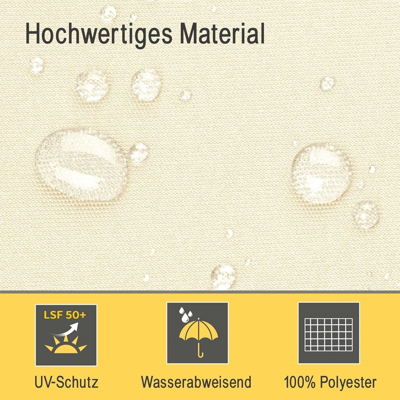 Tende da sole: Aussen-Senkrechtmarkise 180x250 beige – Nuovo e nell'imballaggio originale da Bottighofen venduto da zaap 2