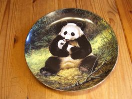 Schöner Sammlerteller a.China Porzellan m.d.Titel"der Panda"