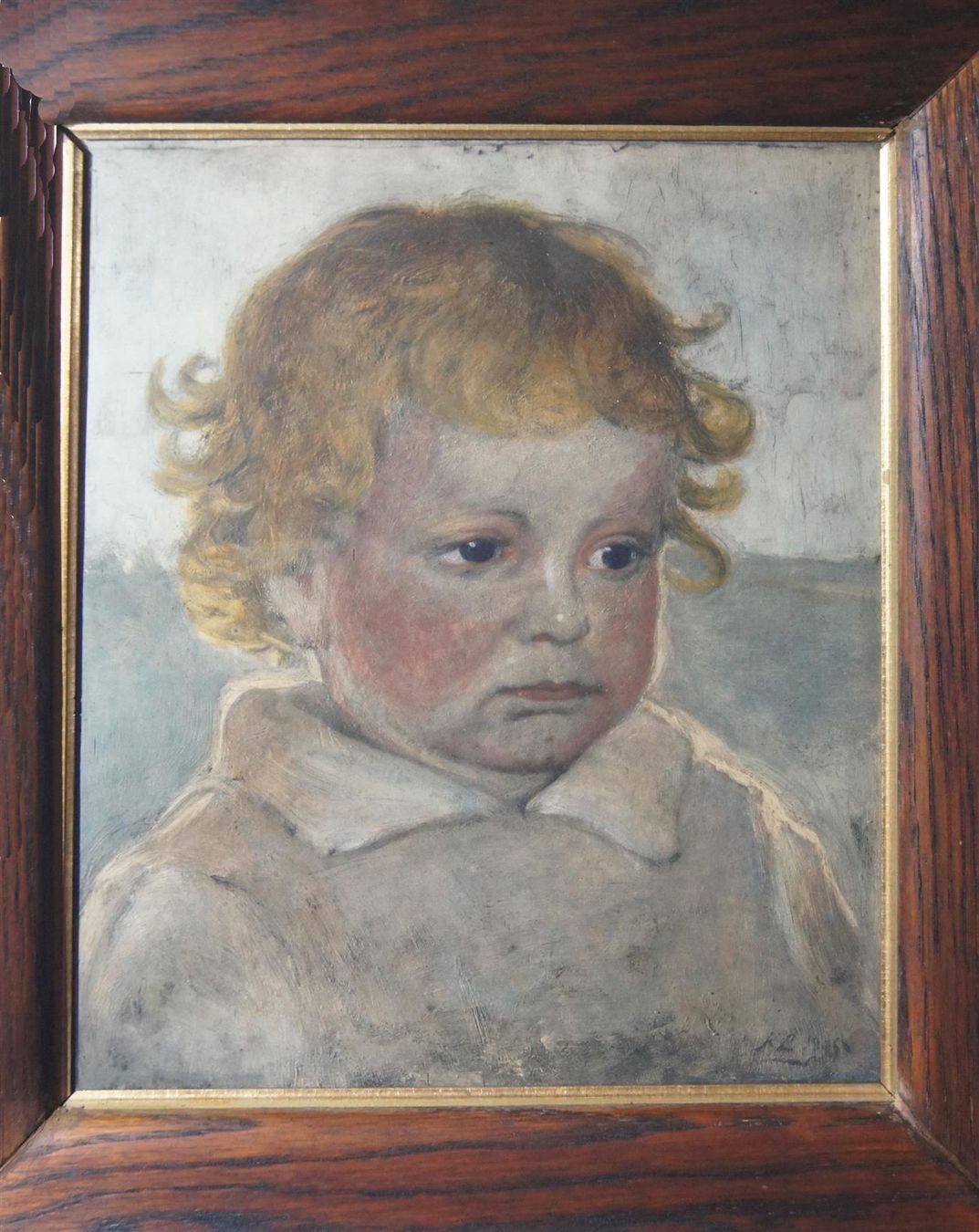 Gemälde: Anmutiges Kinderbild, wohl eines Jungen – Neu und originalverpackt aus Geroldswil von ARTEFACTO 2