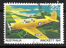 Australien 1980: Flugzeug CAC Wackett Trainer