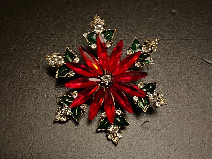 Spille & Fermagli: Brosche Weihnachtsblume – Nuovo e nell'imballaggio originale da Gams venduto da Mariawicca 2