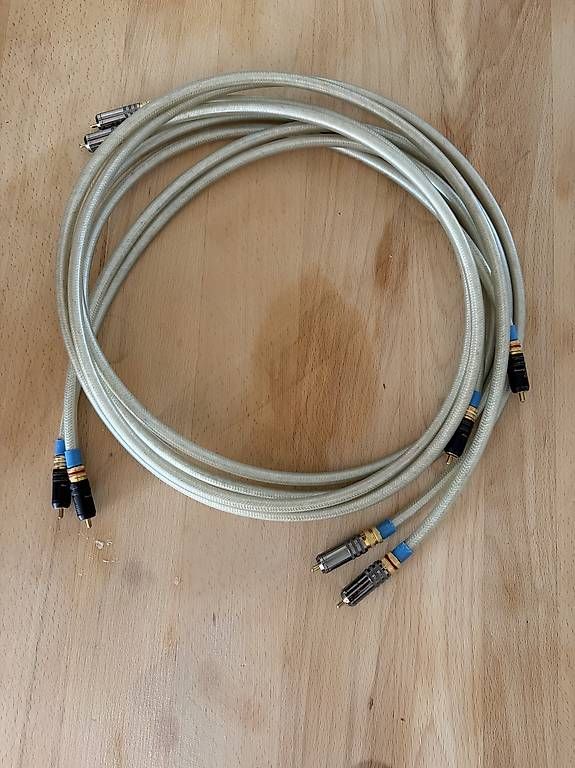 Cavi: 3 Paar RCA-Kabel, Silber, High-End Kabel – Usato da Schwanden GL venduto da Sedona-3 1
