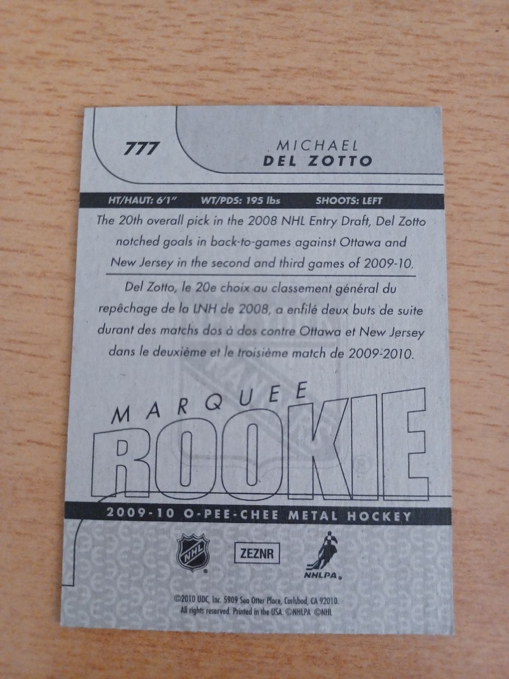 Autografi: Michael Del Zotto / NHL Eishockeispieler – Usato da Worben venduto da ersa01 1