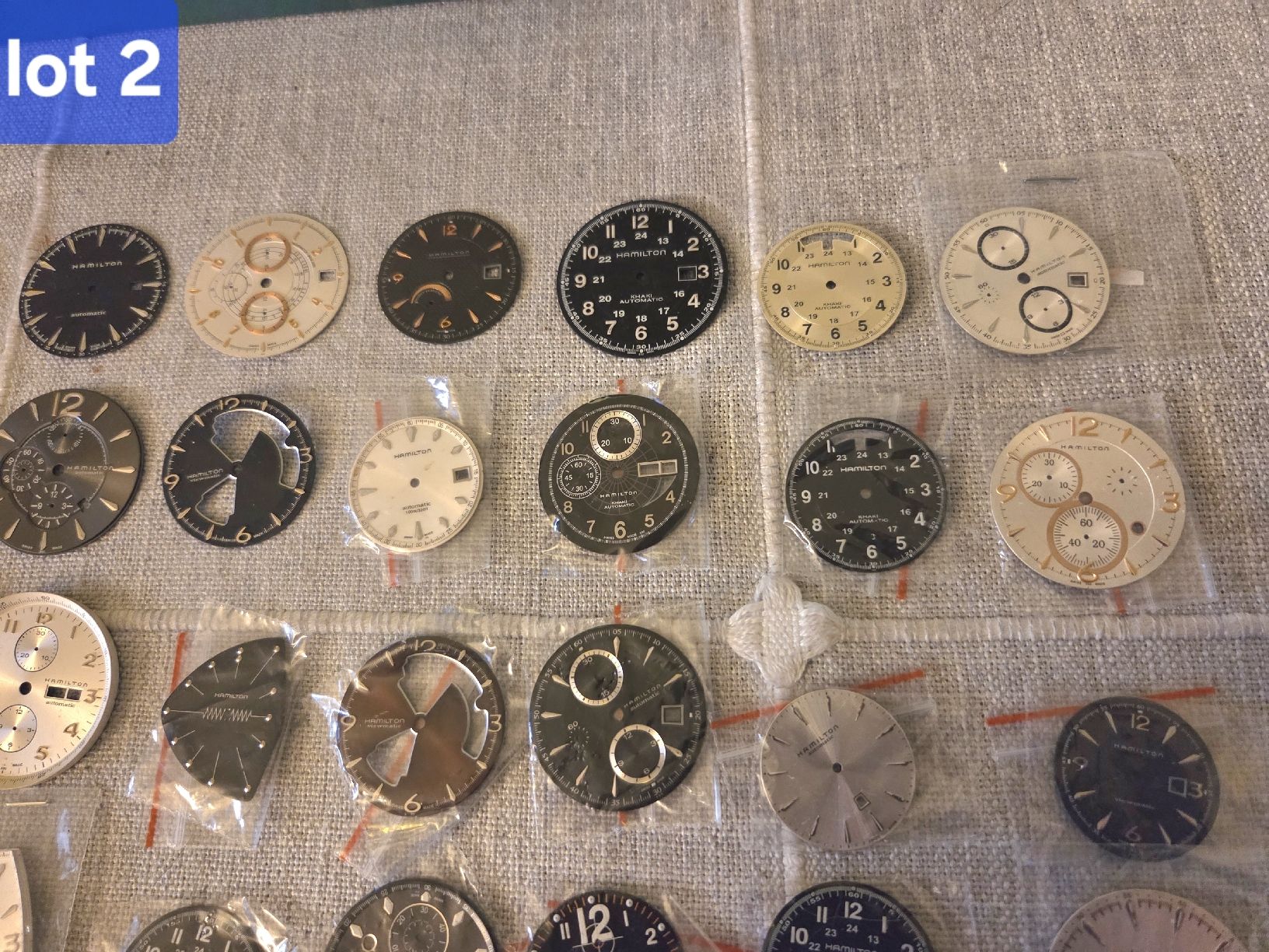 Hamilton Orologi: lot de cadrans Hamilton ( 30 pcs) – Usato da la Chaux-de-Fonds venduto da Firenze6 2