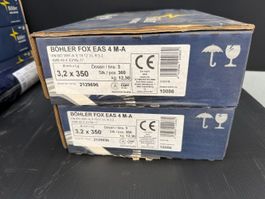 2 Packete à 3 Büchsen  Stabelektroden EAS 4 M-A, Böhler