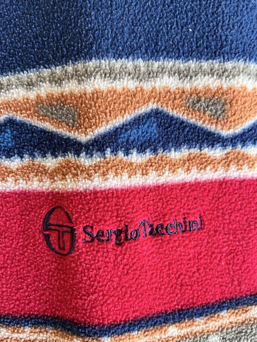 Pullover & Sweatshirts: Vintage Sergio Tacchini Fleece Jacket Patterned Size L  – Gebraucht aus Lausanne von Danash 3