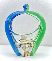 Glaskörbchen von K. & F. Zemek für Mstisov, 'Rhapsody' 60er