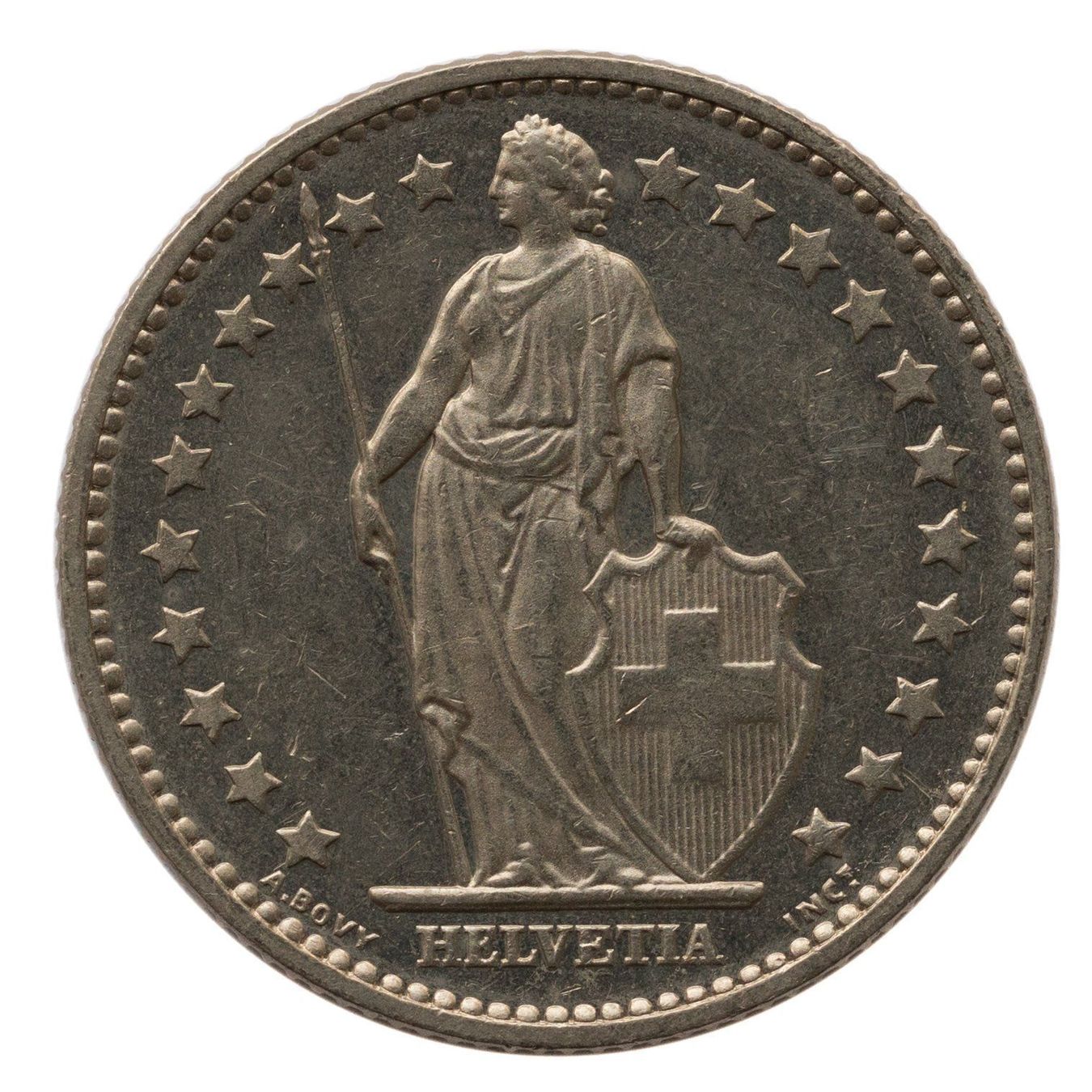 Tutti le monete: 1 Franken 1982 – Usato da Rotkreuz venduto da Swiss-Coins 1